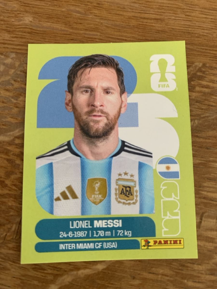 Panini Cartes à collectionner: Lionel Messi Panini ARG 17 – Neuf (Voir description) à Wagen par schmidis8640