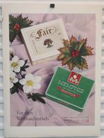 Orig. Werbung 1953 Memphis Zigaretten Fair