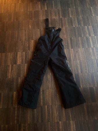 Schwarze Skihose/Snowboardhose, Grösse 134