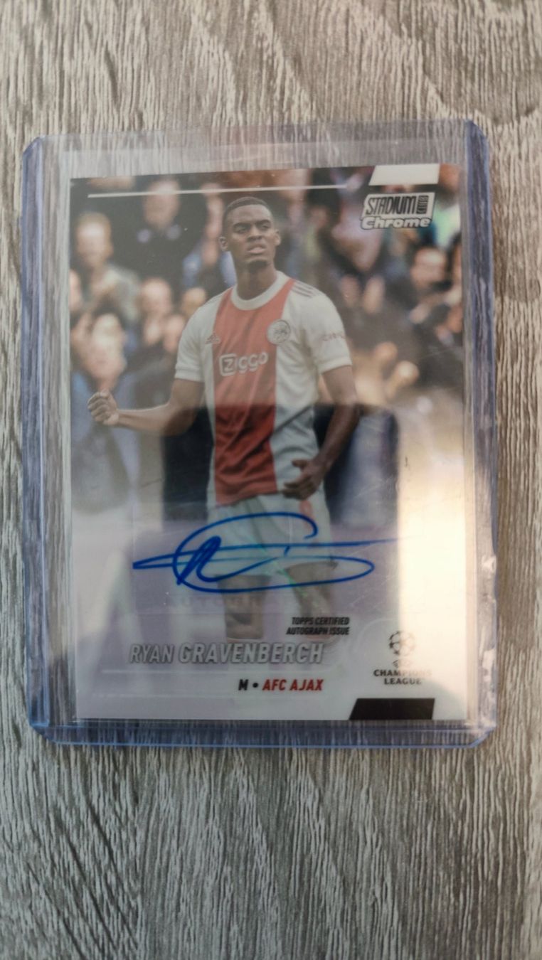 Topps Cartes à collectionner: Topps Stadium Chrome 21/22 Ryan Gravenberch mit Auto – D'occasion à St. Gallen par RudyundFloydCards