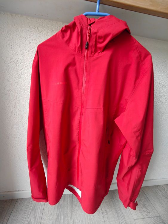 VESTE ALBULA À CAPUCHE MAMMUT HOMME IMPERMÉABLE 10.000mm taille L