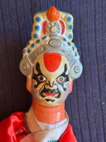Fingerpuppe chinesische Oper Vintage Porzellan, Seide