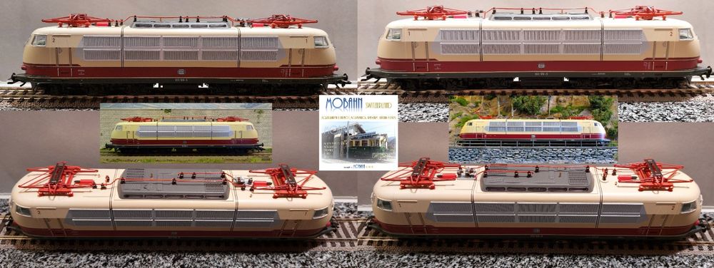 Trix 22110 - Locomotive BR 103 DB - Époque 4 - Analogique 2 Rails - NEUVE
