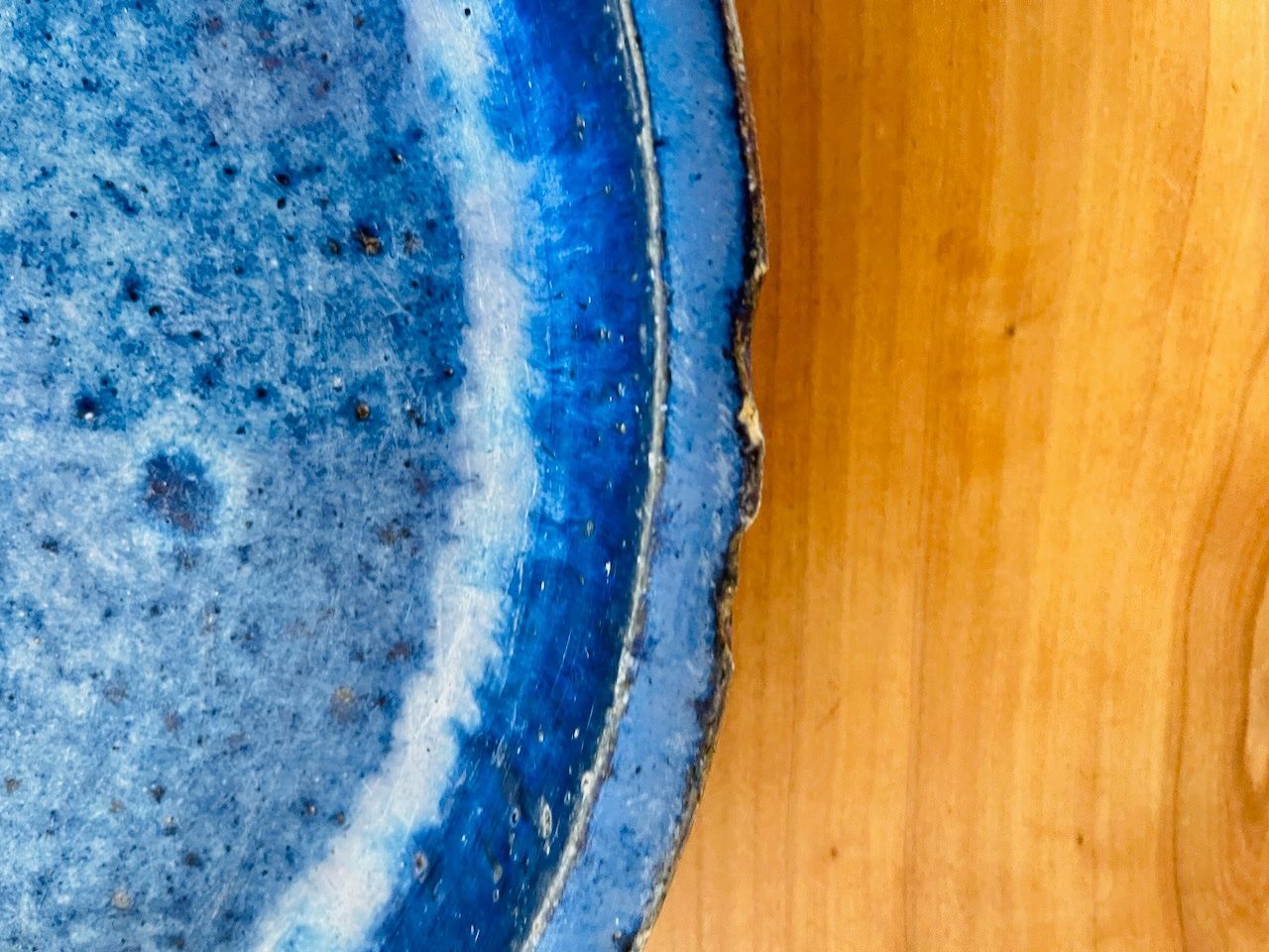Untersetzer: Blauer Ton/Keramiktopfuntersetzer Durchmesser oben 33 cm – Gebraucht aus Winterthur von 1956ingi 4