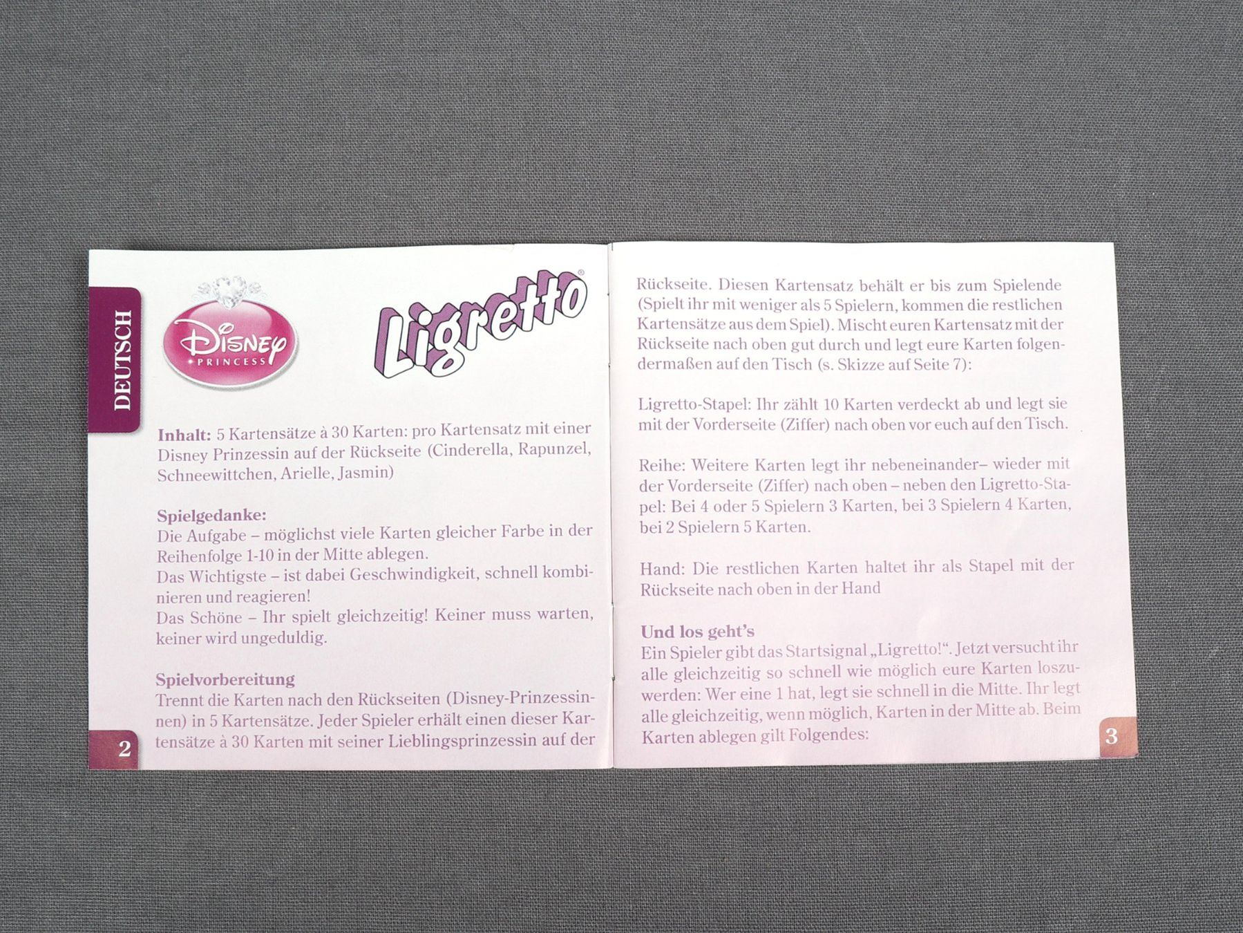 Disney Giochi: SCHMIDT Ligretto Disney Princess Edition – Usato da Steinen venduto da Restwert_Steinen 8