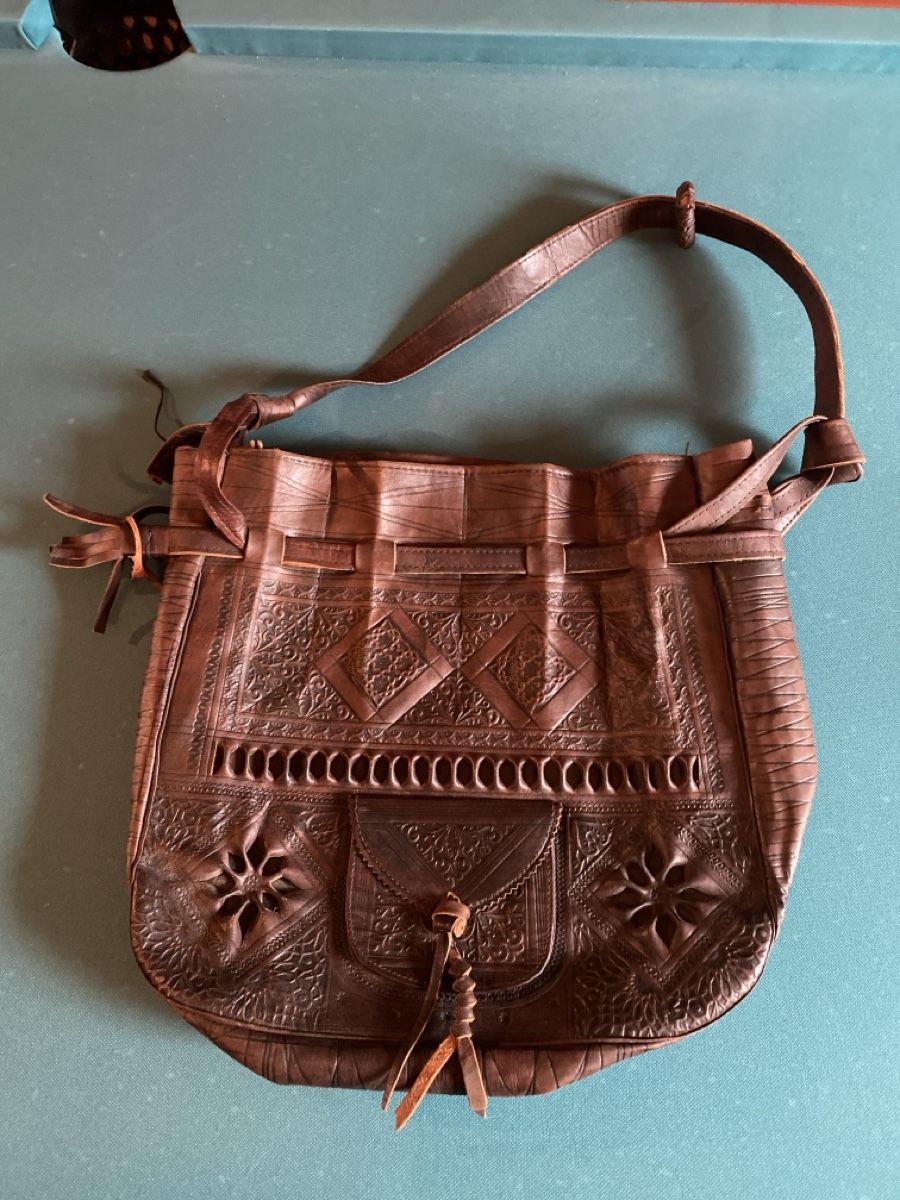 Borse: Vintage Lederhandtasche, im Ethnolook – Nuovo (secondo la descrizione) da Watt venduto da Willis4