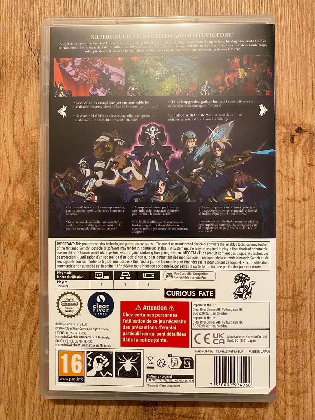 Spiele: Nintendo Switch - Absolute Tactics: Daughters of Mercy – Gebraucht aus Uster von faandrei 2