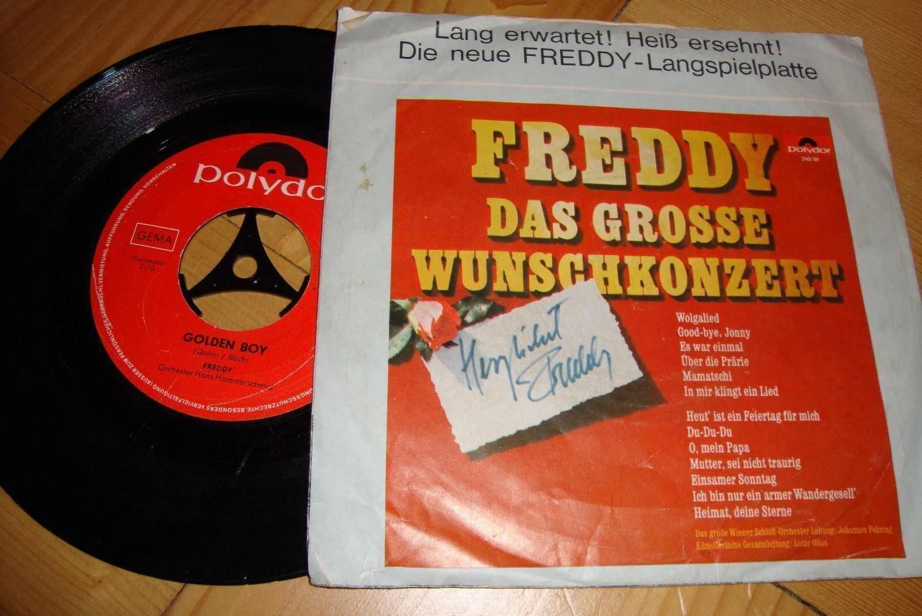 Dischi in vinile: FREDDY - SEEMANN, WEIT BIST DU GEFAHREN – Usato da Bern venduto da Uli_10_11 1