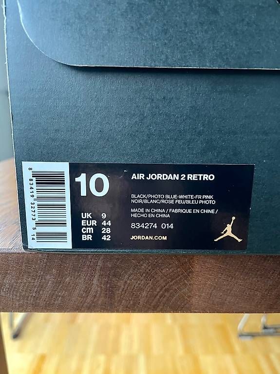 Jordan Scarpe da uomo: Air Jordan 2 Retro Size US 10 – Nuovo (secondo la descrizione) da Basel venduto da lucky666 1