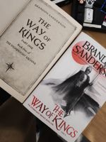 The Way of Kings Brandon Sanderson Part 1 and 2 paperback