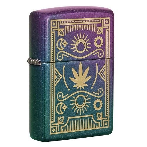 Zippo Accendini: Zippo Iridescent Cannabis – Nuovo e nell'imballaggio originale da Wängi venduto da elcigarro