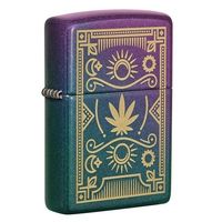 Zippo Iridescent Cannabis