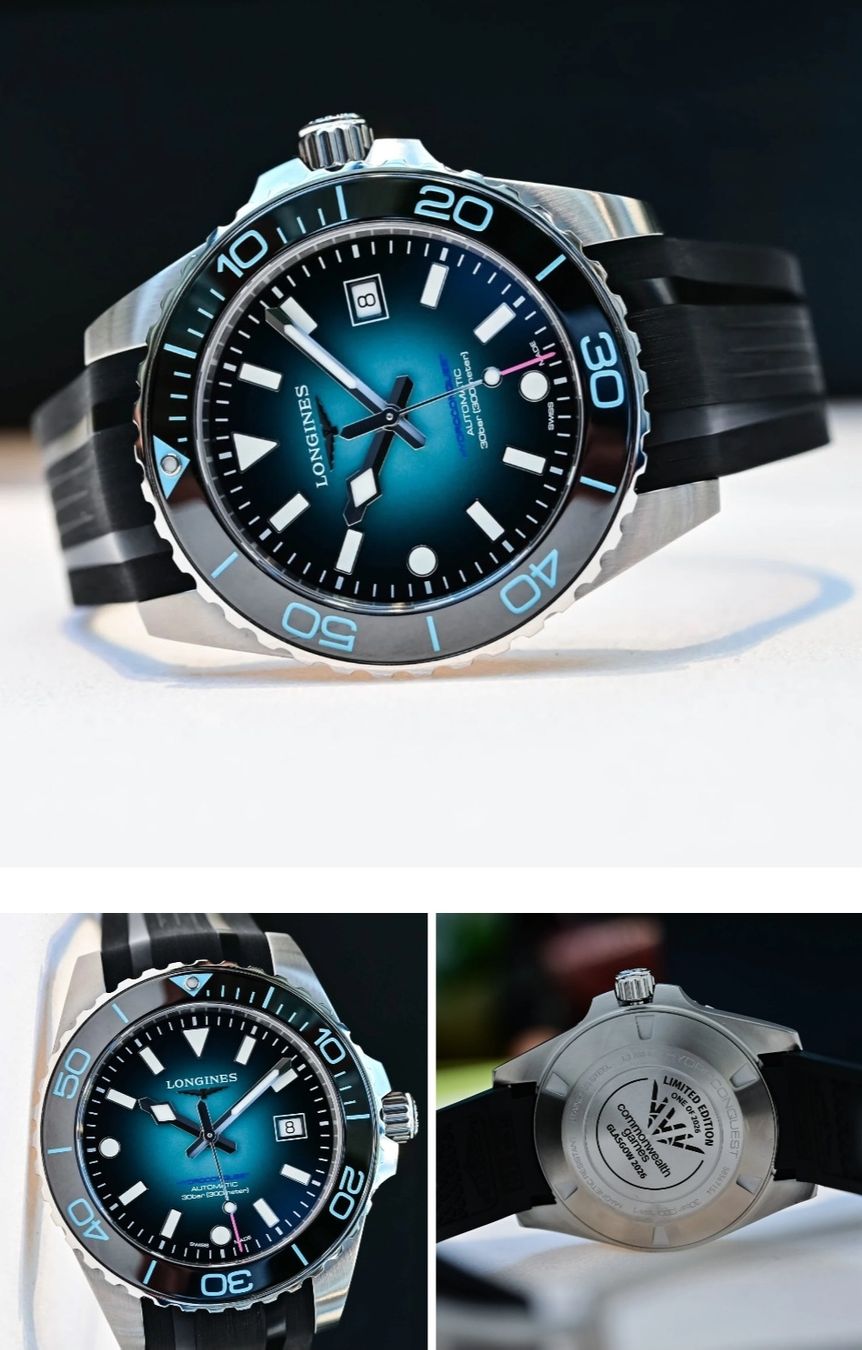 Longines Orologi: Longines Hydroconquest LE 1/2026. Commonwealth Games Glasgow – Nuovo e nell'imballaggio originale da St-Cergue venduto da gar_x2b7 2