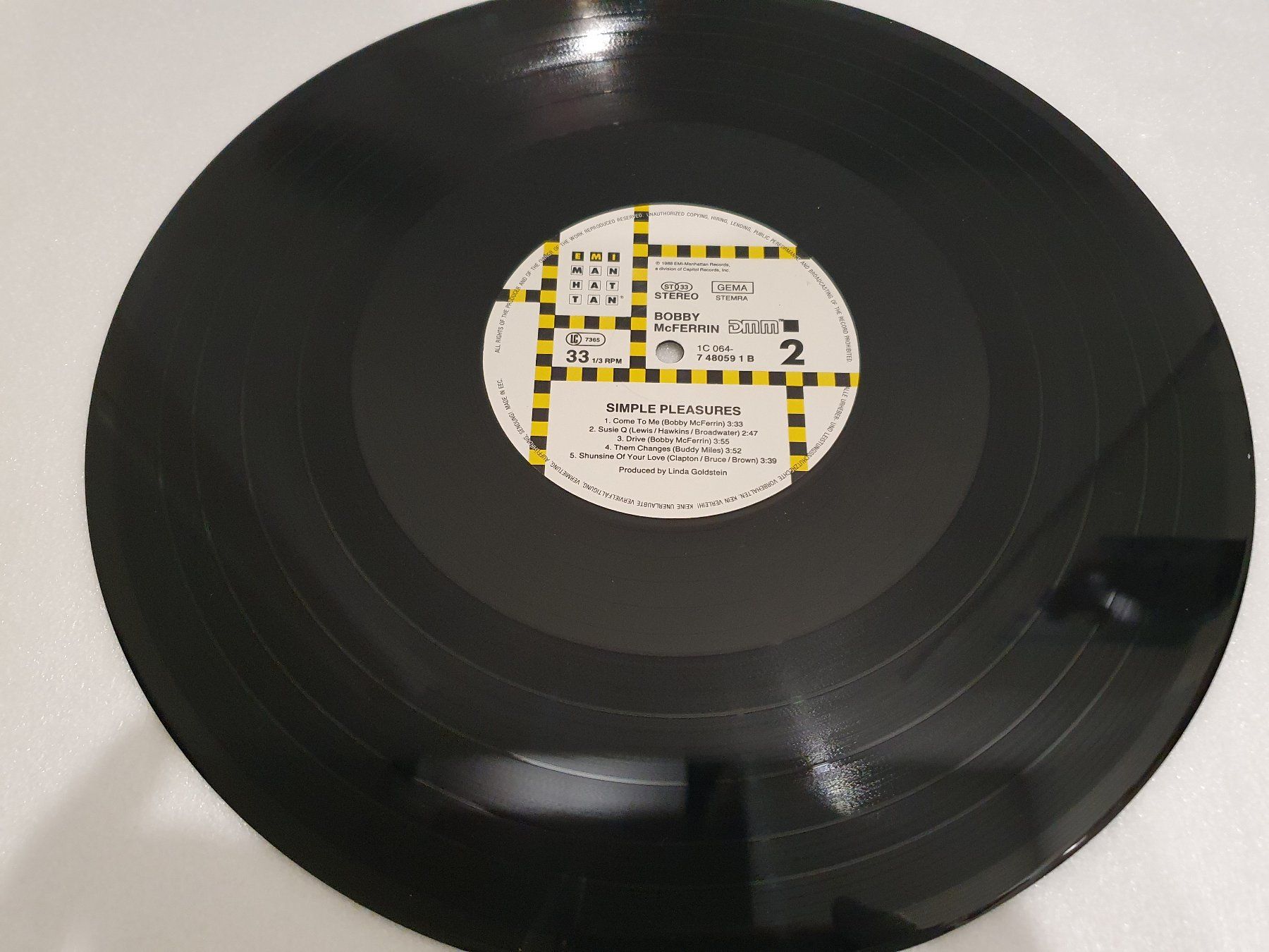 Dischi in vinile: Bobby McFerrin – Simple Pleasures – Usato da Uster venduto da Vinyl-Leidenschaft 4