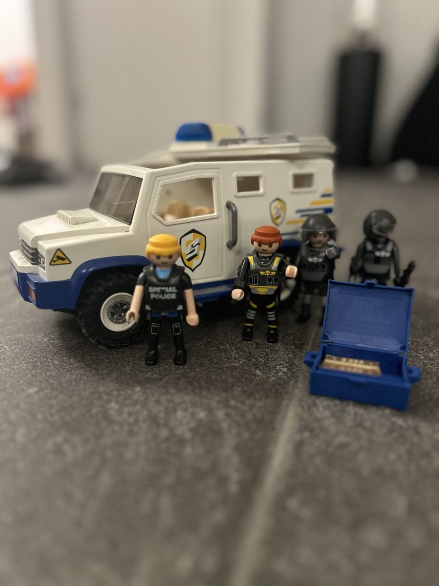 Playmobil Giocattoli: Playmobil Polizeigeldtransporter – Usato da Wanzwil venduto da san_6zx5