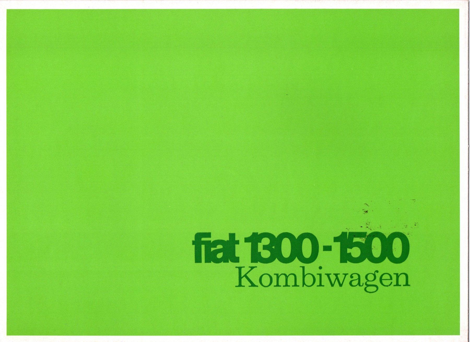 Fiat Autos: Fiat 1300/1500 Kombi - Originalprospekt – Neu (gemäss Beschreibung) aus Malans GR von Chueche427 1