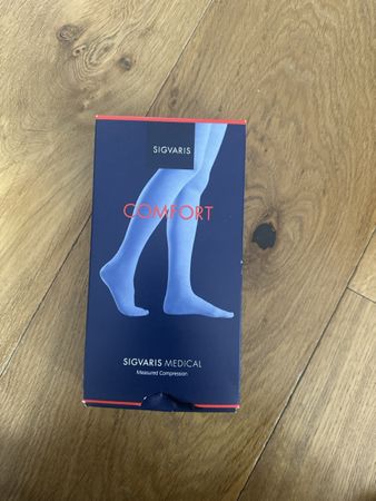Sigvaris Kompressionsstrümpfe, schwarz, Grösse XS, Neuwertig