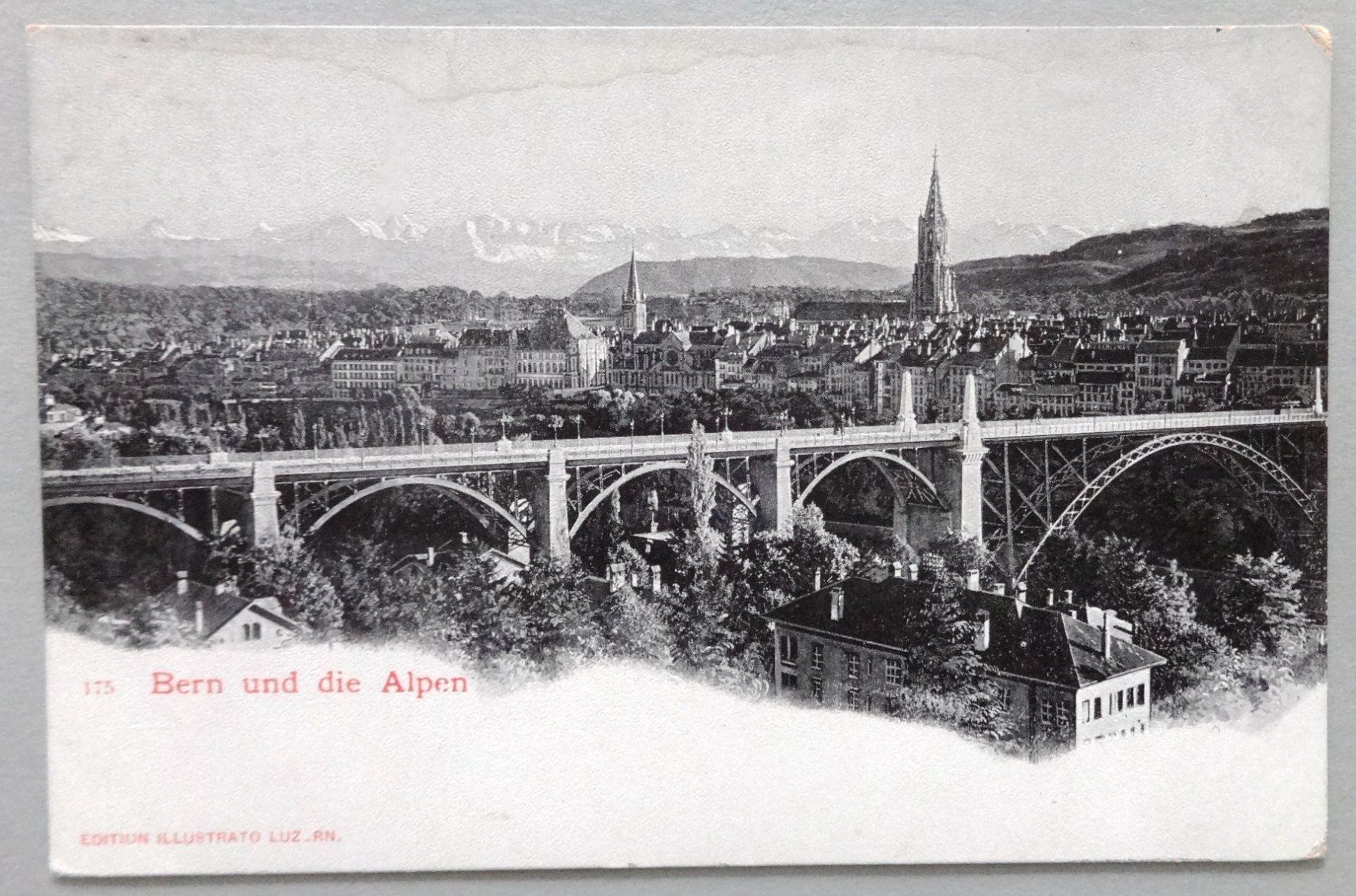 Ansichtskarten: Bern und die Alpen – Gebraucht aus Fétigny von Billy2miny