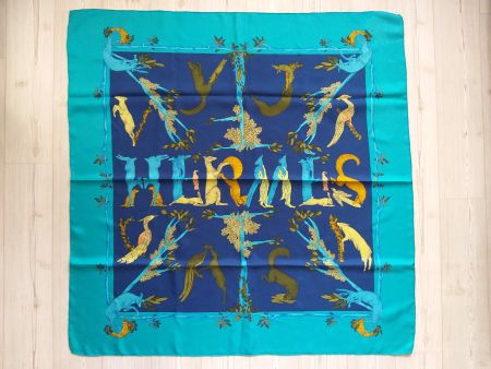 HERMES "ALPHABET III" CARRE 90 CM