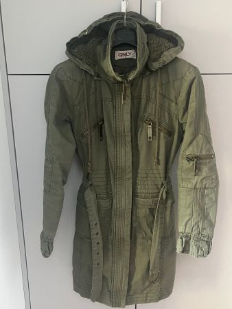 Only Mantel, Olive, Grösse XL