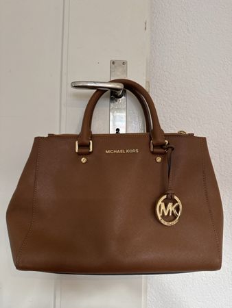 Handtasche Michael Kors braun Gold farbene Details