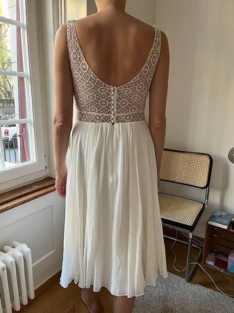 Leichtes Hochzeitskleid oder weisses Sommerkleid Spitze