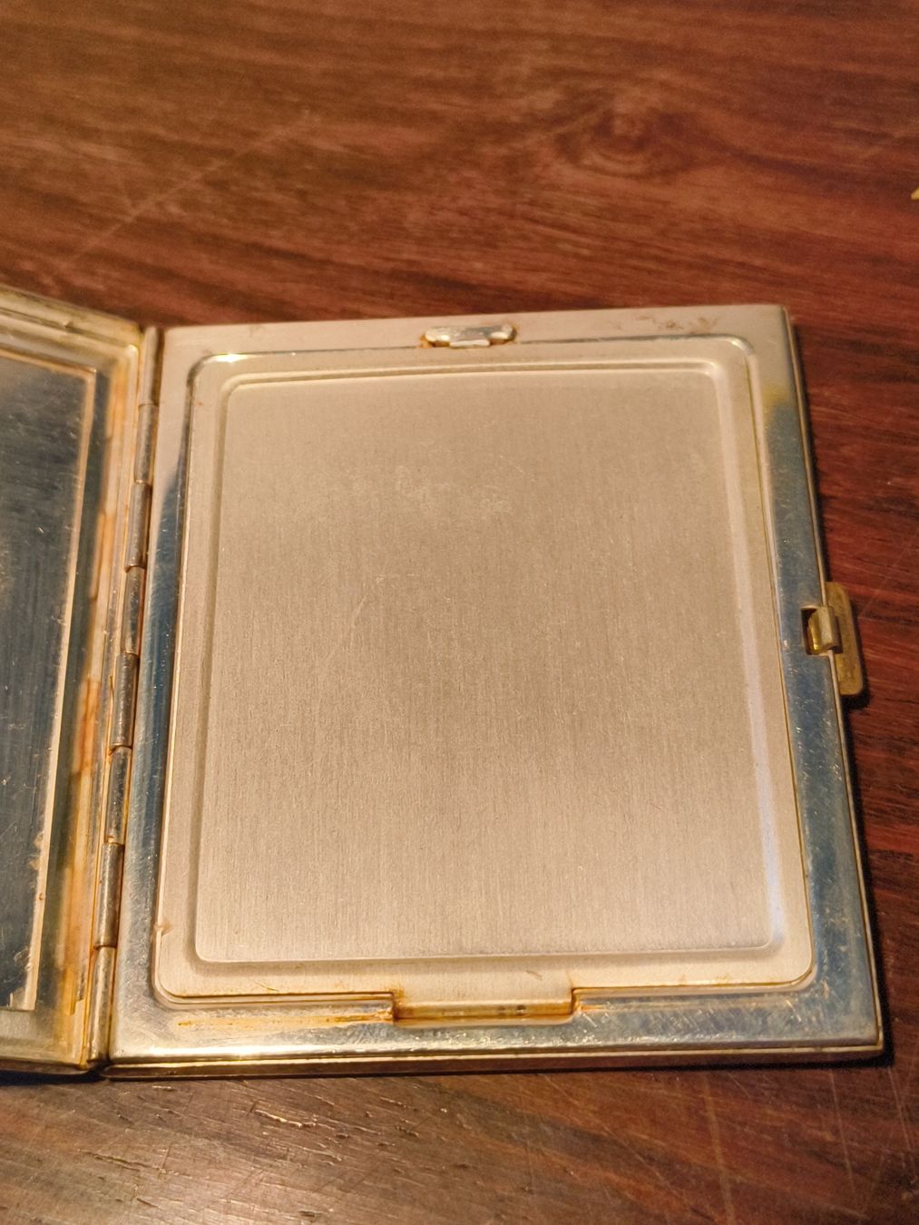 Artdeco Make-up: Art Deco Puderdose versilbert – Usato da stettlen venduto da VintageBern_ch 3