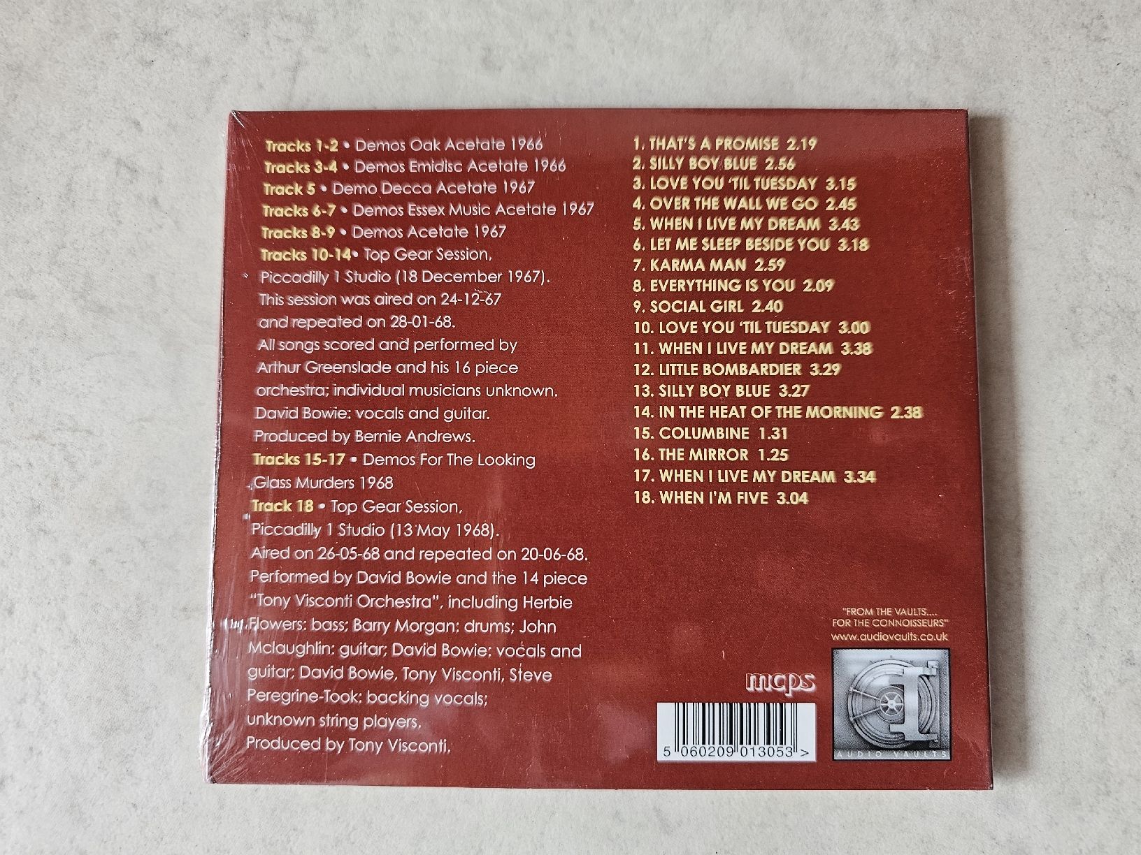 CD: David Bowie  -  Rarities 1966 - 1968  /  Fabrikneu – Nuovo e nell'imballaggio originale da Schneisingen venduto da backstore24 1