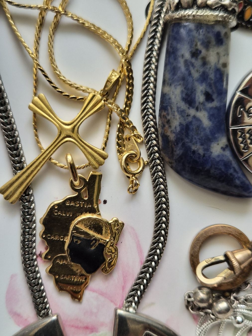 Pierre Lang Altri gioielli: Gross Set Vintage, Silber, Modeschmuck, Pierre Lang etc – Usato da Benglen venduto da Meercat3 3
