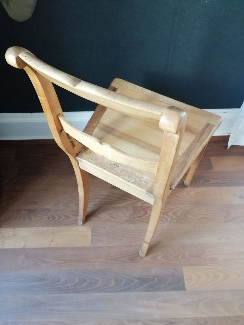Chaises: Antiker Holzstuhl Biedermeier – D'occasion à Luzern par Asepia 1