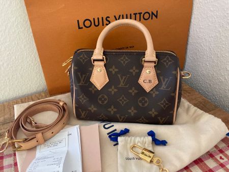 original Louis Vuitton Speedy 20 mit Quittung von LV Basel