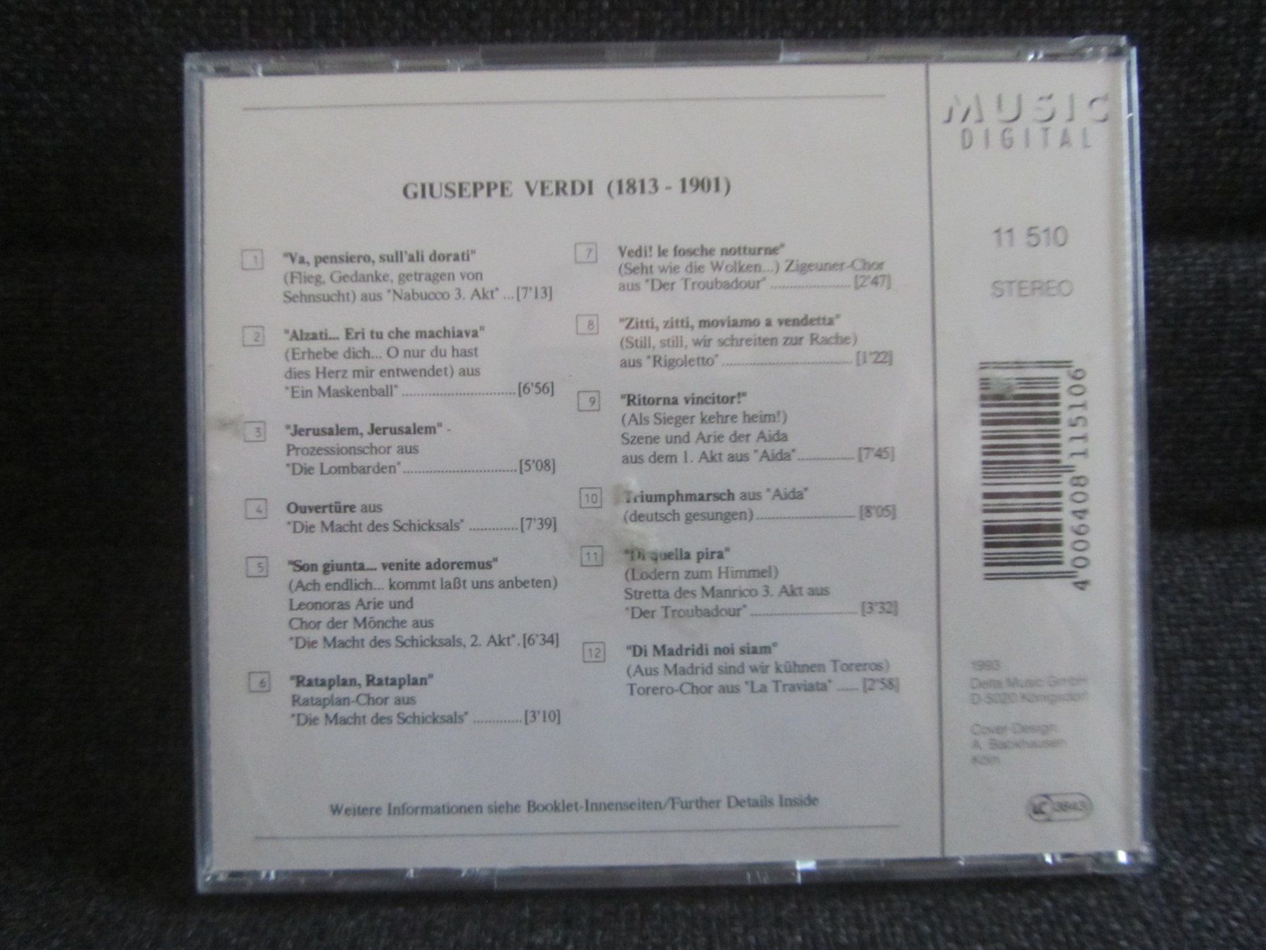 CD: VERDI – Usato da Seengen venduto da mikelele 1