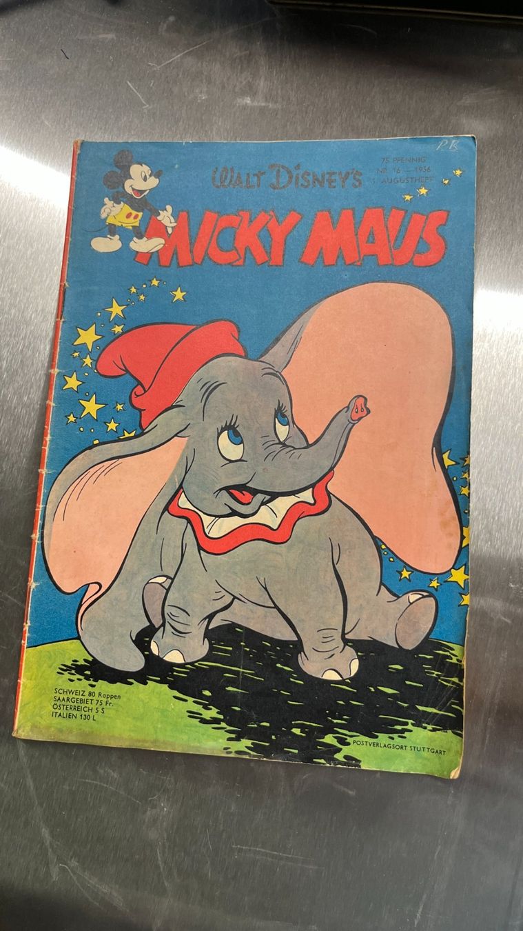 Fumetti: Walt Disneys Micky Maus Comic Nr. 16, 1. August 1956 – Usato da Bern venduto da daskannweg