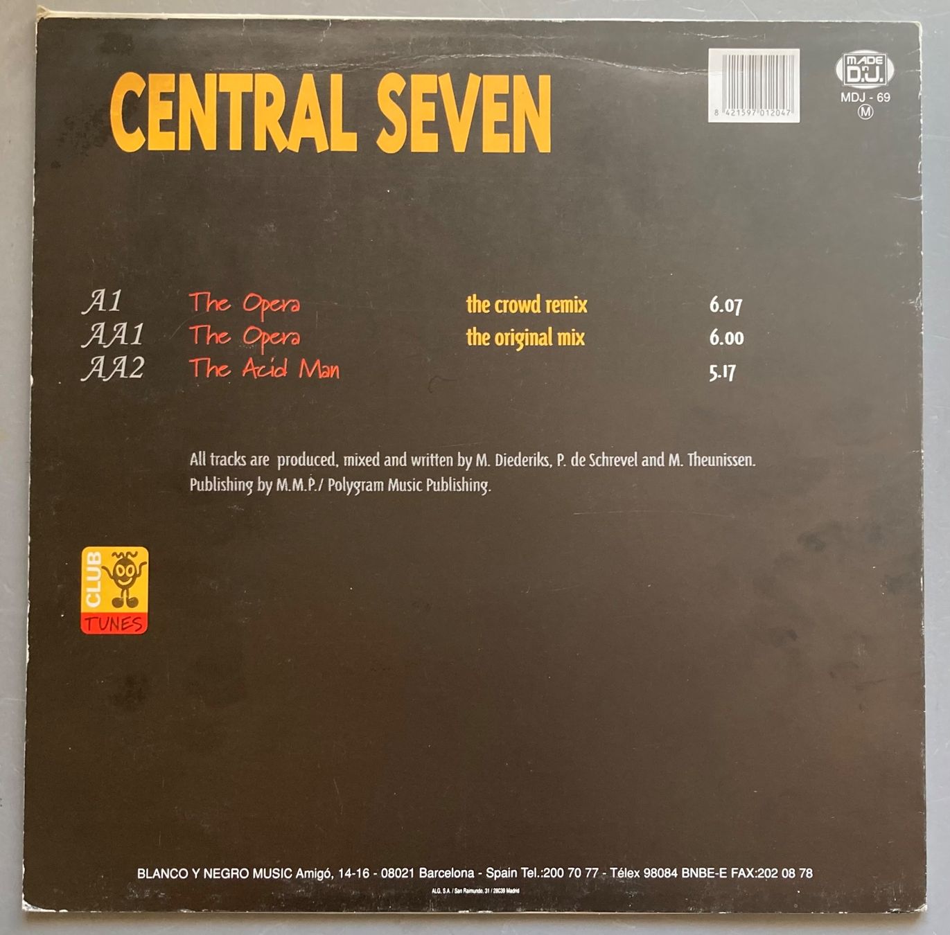 Schallplatten: CENTRAL SEVEN - THE OPERA – Gebraucht aus Poliez-Pittet von Newtown-Records 1