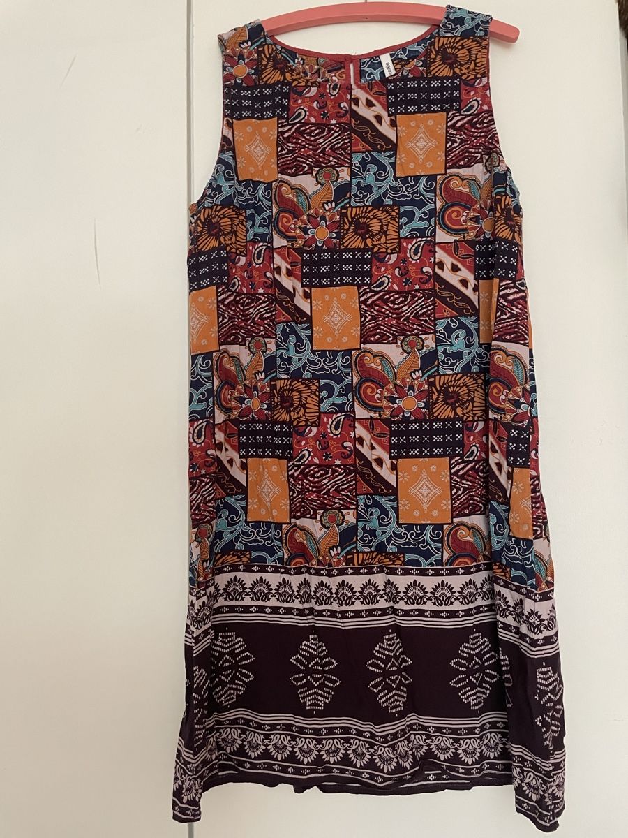 Kleider: Chicoree Sommerkleid Patchwork Muster Grösse M – Gebraucht aus Bern von brup