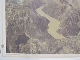 ⭐Flugbild Grimsel und Berner Alpen Schulwandbild Swissair