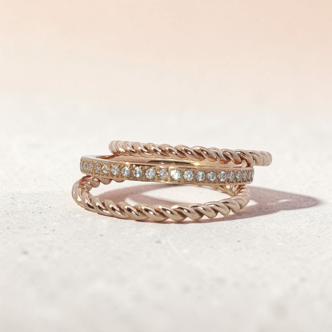 Olga Ribler Anelli: Edelstahl  Ring Set Grösse 54 – Nuovo (secondo la descrizione) da Luzern venduto da Schmuckoutlet 2