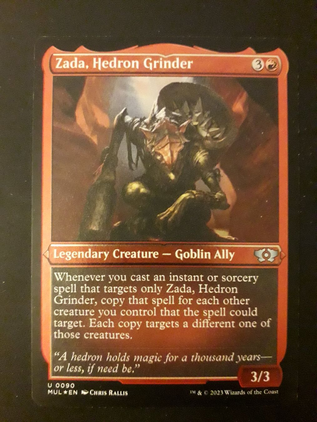 Magic The Gathering Sammelbilder & Trading cards: MTG - Foil "Zada Hedron Grinder" – Gebraucht aus Lausanne von and_n6mz
