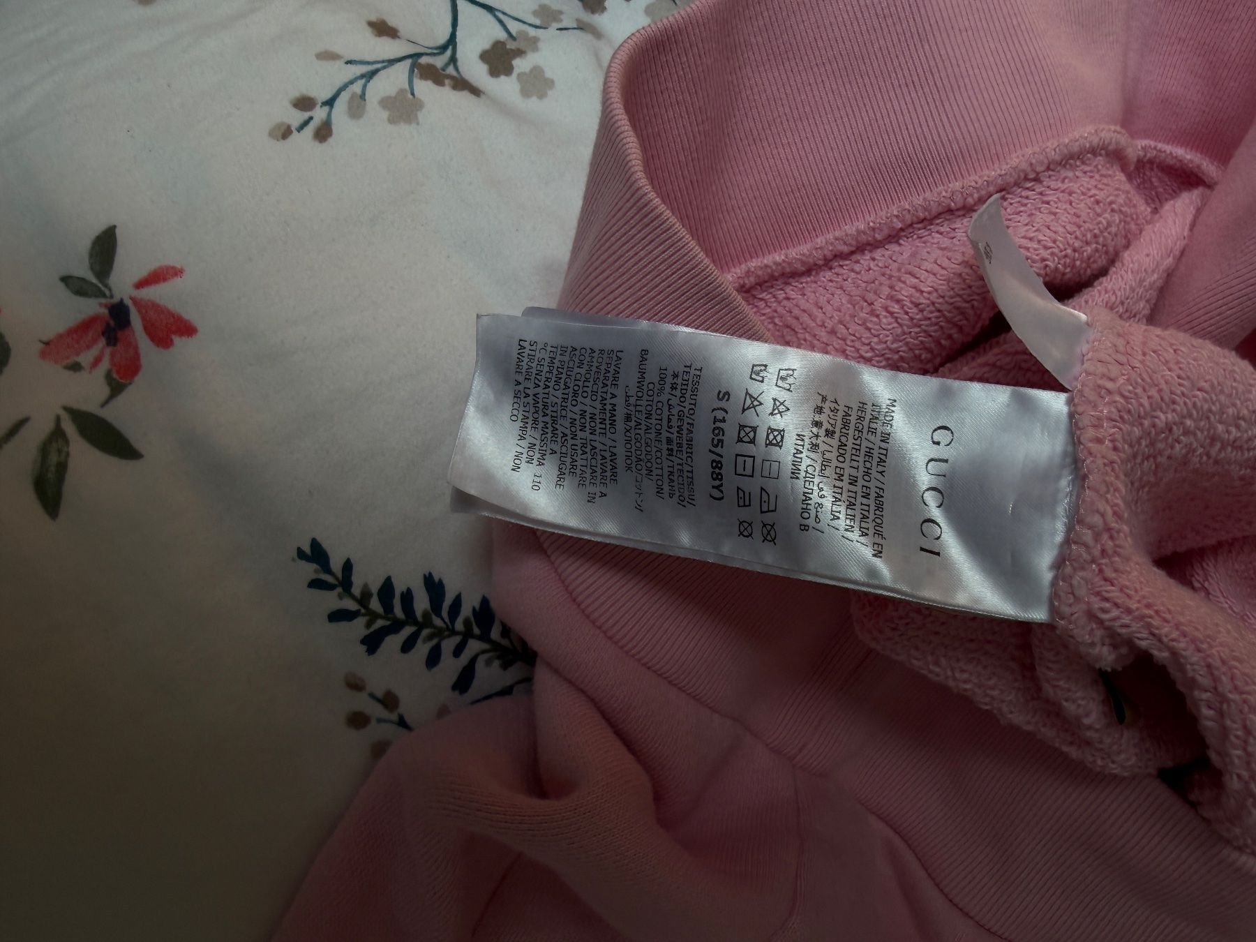 Maglioni & Felpe: Gucci Kapuzenpullover Katze Banane rosa Groesse S – Usato da Oberengstringen venduto da genita2279 4