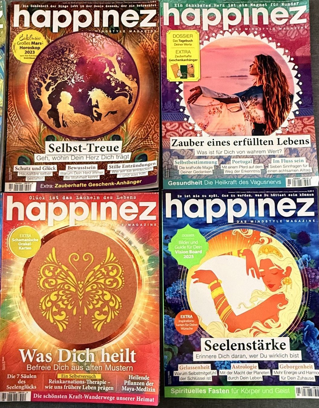 Riviste & Magazine: 10 x Happinez Journale 22 - 25 – Usato da Lommis venduto da manmarmi 3