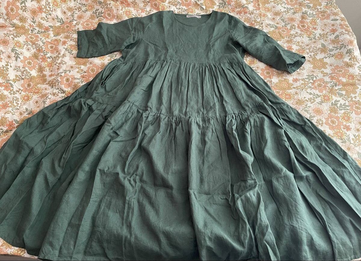 Vestiti: Simpson Handmade Leinenkleid Gr.XXL – Nuovo (secondo la descrizione) da Stallikon venduto da BaumArt 6