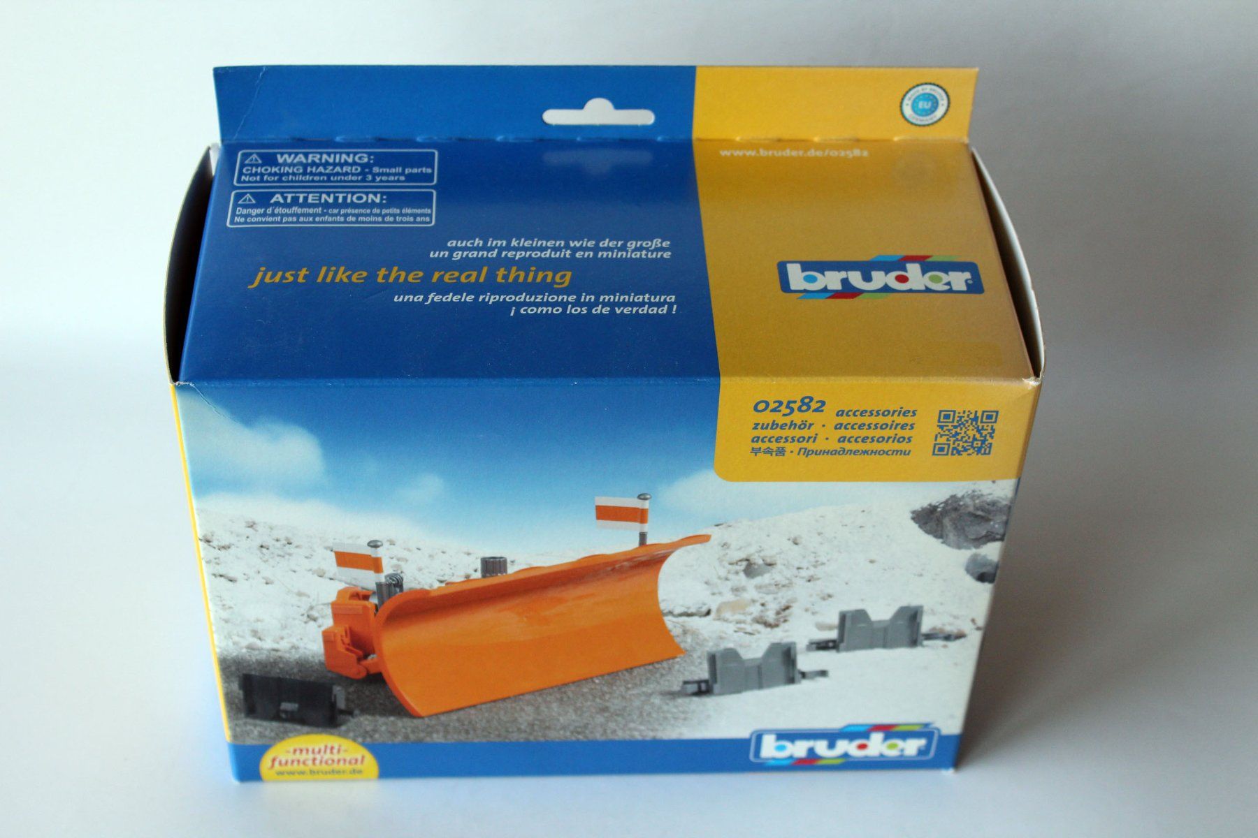 Bruder Giocattoli: BRUDER - LKW-Strassenräumschild – Nuovo e nell'imballaggio originale da Roggwil BE venduto da DEGI_TOYS