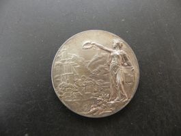 Medaille Tir Cantonal Fribourg 1905 - Argent Silber 17.4 g