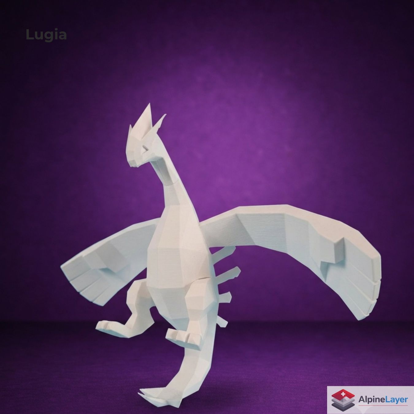Pokémon Figurines: Lugia Pokemon Figure L Version - Low Poly 3D Print – Neuf (Voir description) à Losone par AlpineLayer 2