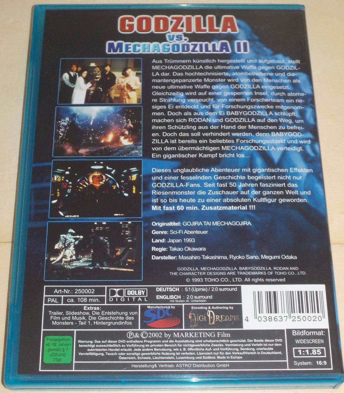 Tutti i DVDs: GODZILLA VS. MECHAGODZILLA II – Usato da Reinach AG venduto da Masi 1