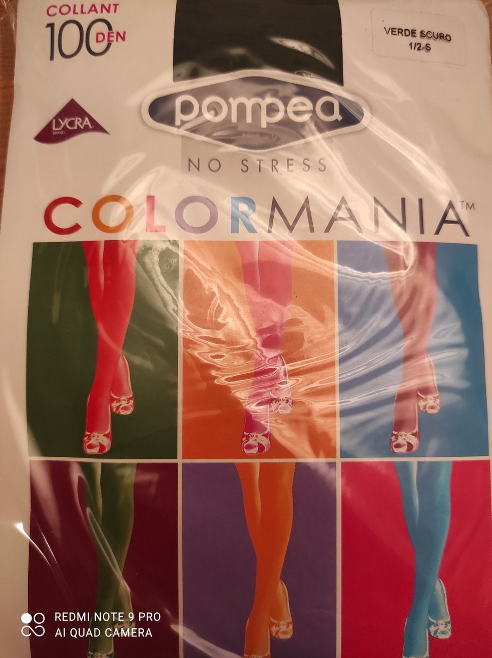 Calze & Collant: Collants couleur vert foncé 100 Den - Taille S – Nuovo e nell'imballaggio originale da Porrentruy venduto da Olifante 3