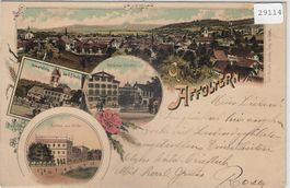 Gruss aus Affoltern a/A - Litho 1898