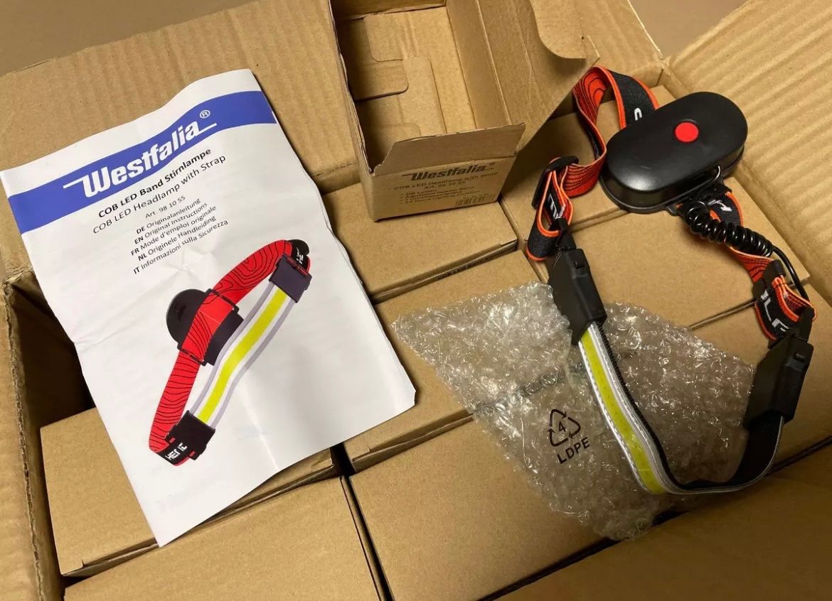 Lampes: LED Band Stirnlampe – Neuf (Voir description) à Heerbrugg par ProBau-Liq