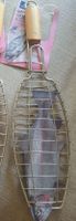 Grillwender 2 x Fischform Edelstahl Holzgriff TCHIBO OVP