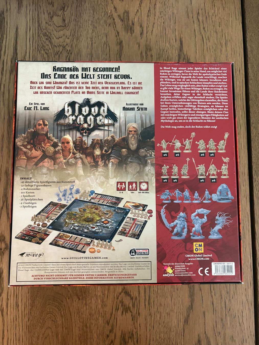 Spiele: Blood Rage Basisspiel – Gebraucht aus Turgi von Savutro 1